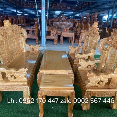 Salon Khuỷnh Gõ Đỏ Tay 12