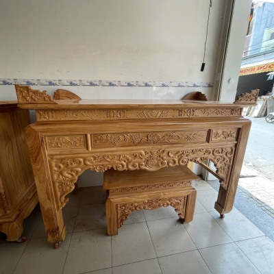 ÁN THỜ GỖ GÕ ĐỎ 1M53