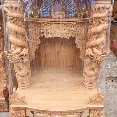 BÀN THỜ GÕ ĐỎ RỒNG MÂY  60