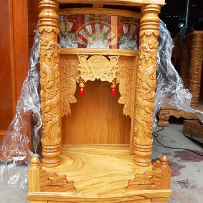 BÀN THỜ ÔNG ĐỊA GỖ GÕ ĐỎ 50