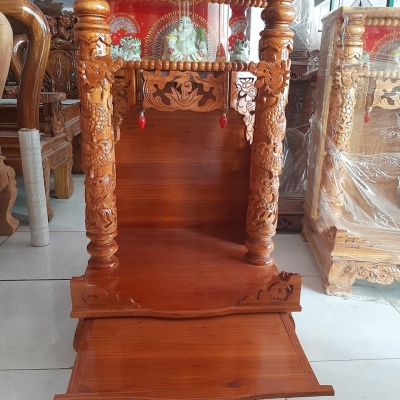 BÀN THỜ THẦN TÀI XOAN HỘP ĐÈN 50