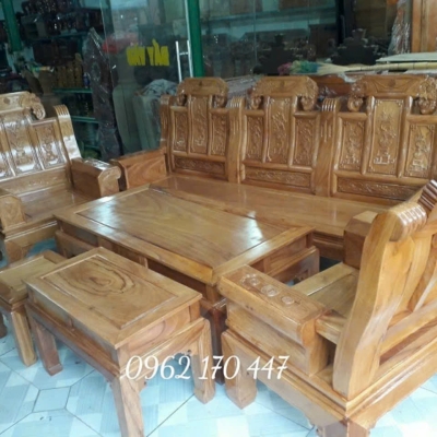 Salon Âu Á Gỗ Gõ Đỏ