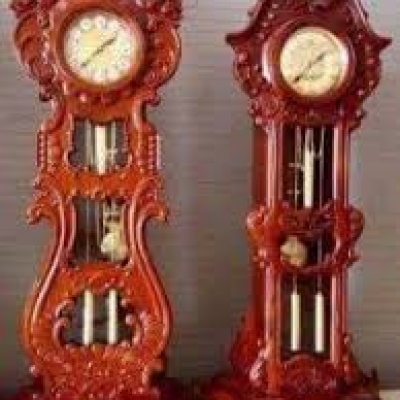 ĐỒNG HỒ CÂY ĐẦN GÕ HƯƠNG 