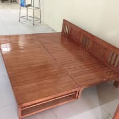 Giường Gấp Đa Năng Gỗ Quế