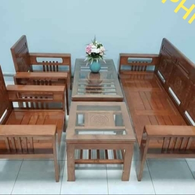 Salon Phúc Lộc Thọ Gỗ Sồi