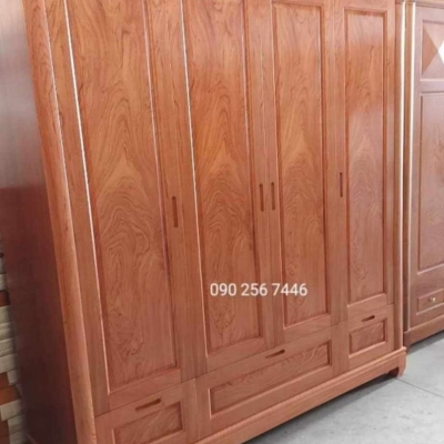 Tủ Quần Áo Hương Đá 4 Cánh