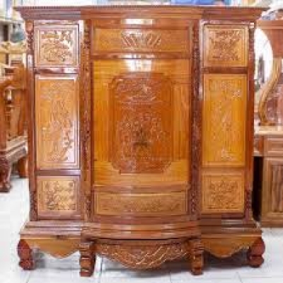 TỦ THỜ  CĂM - GÕ 6 CHÂN